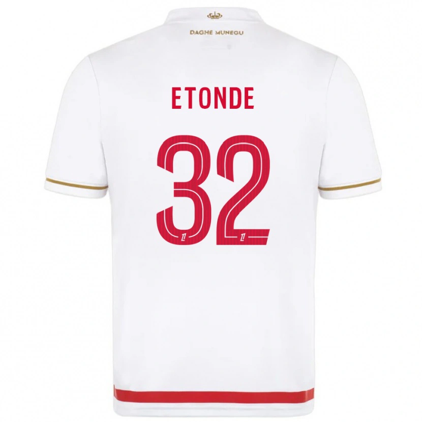 Danxen Damen Romaric Etonde #32 Rot Weiß Heimtrikot Trikot 2025/26 T-Shirt Österreich