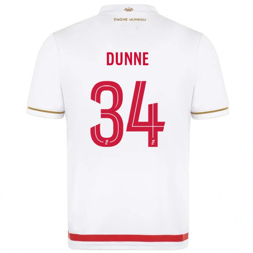Danxen Damen David Dunne #34 Rot Weiß Heimtrikot Trikot 2025/26 T-Shirt Österreich