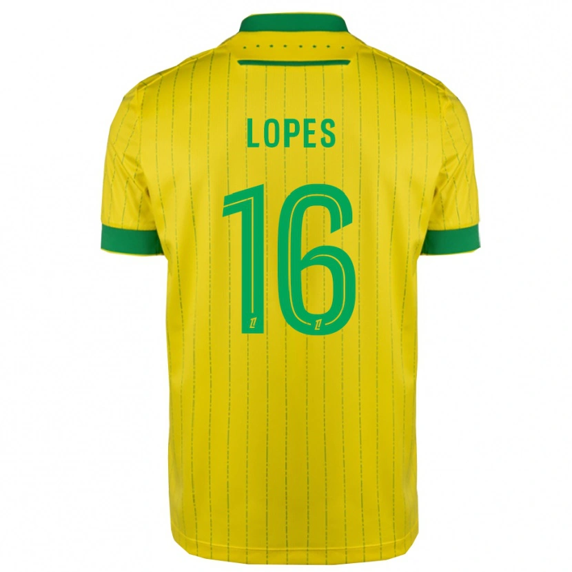 Danxen Damen Anthony Lopes #16 Gelb Grün Heimtrikot Trikot 2025/26 T-Shirt Österreich