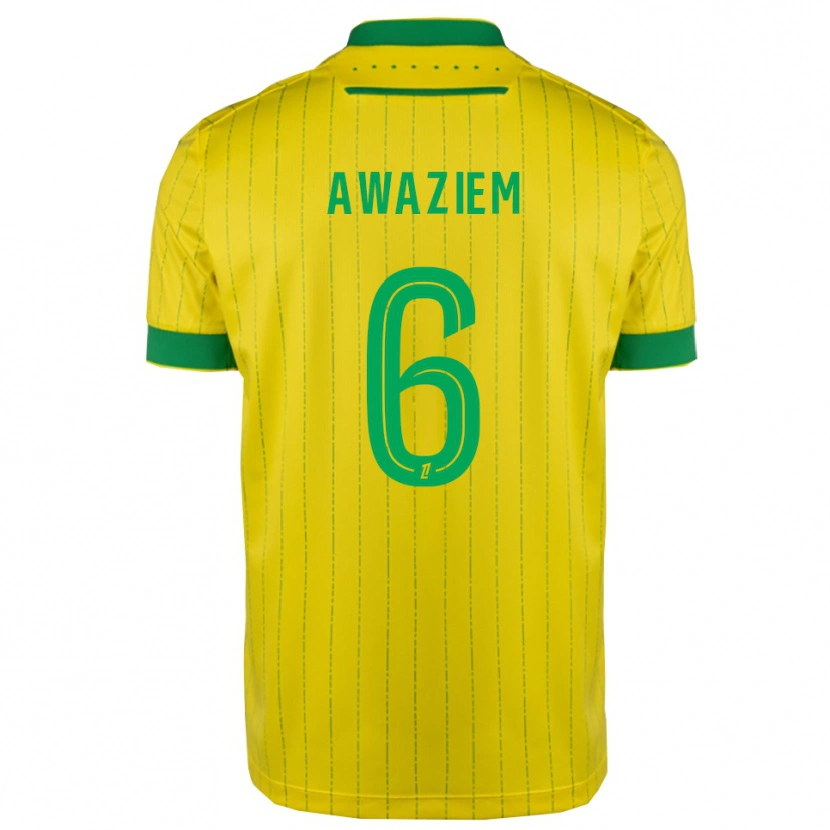 Danxen Damen Chidozie Awaziem #6 Gelb Grün Heimtrikot Trikot 2025/26 T-Shirt Österreich