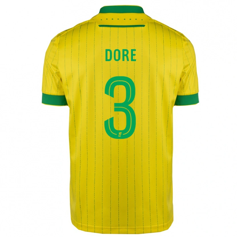 Danxen Damen Louis Dore #3 Gelb Grün Heimtrikot Trikot 2025/26 T-Shirt Österreich