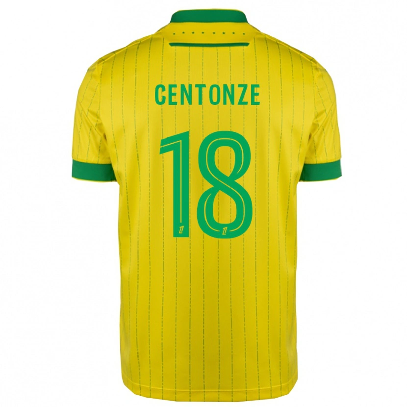 Danxen Damen Fabien Centonze #18 Gelb Grün Heimtrikot Trikot 2025/26 T-Shirt Österreich