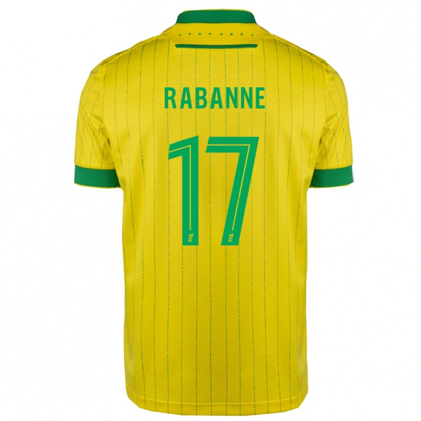 Danxen Damen Julie Rabanne #17 Gelb Grün Heimtrikot Trikot 2025/26 T-Shirt Österreich