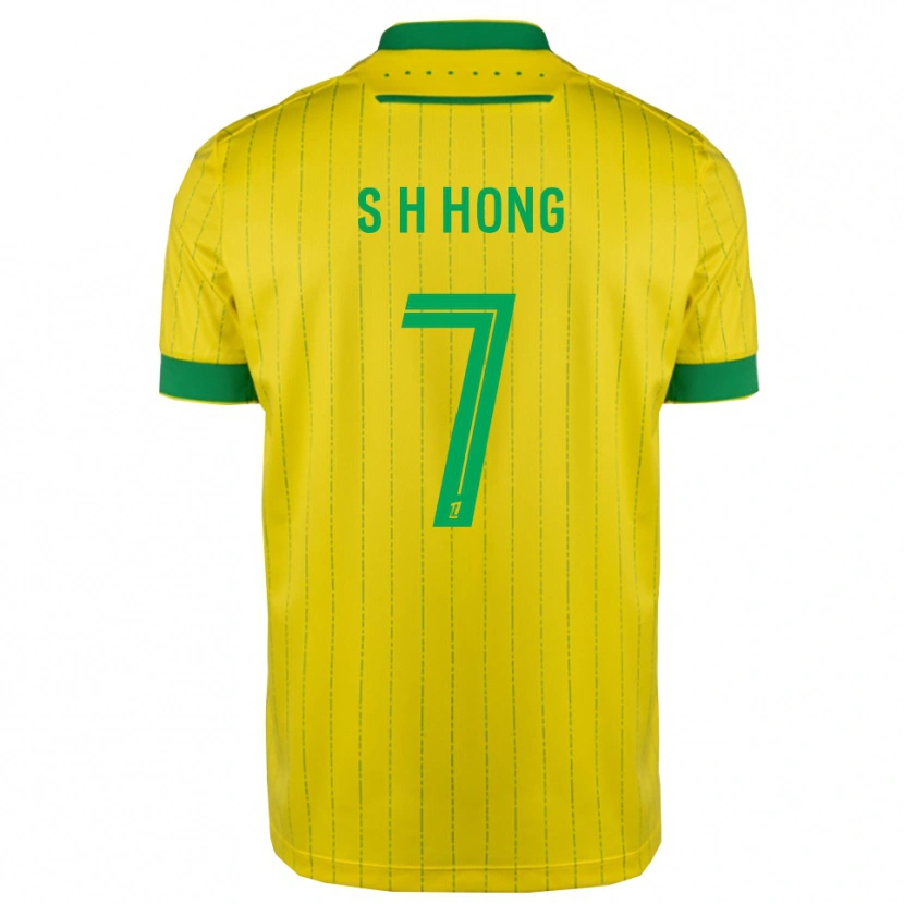 Danxen Damen Hyun-Seok Hong #7 Gelb Grün Heimtrikot Trikot 2025/26 T-Shirt Österreich