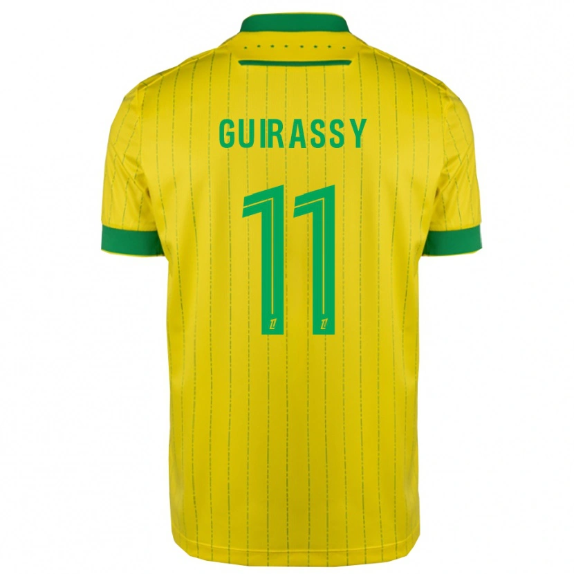 Danxen Damen Herba Guirassy #11 Gelb Grün Heimtrikot Trikot 2025/26 T-Shirt Österreich