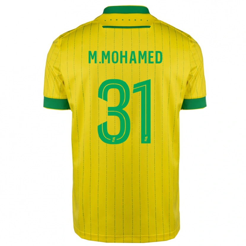 Danxen Damen Mostafa Mohamed #31 Gelb Grün Heimtrikot Trikot 2025/26 T-Shirt Österreich