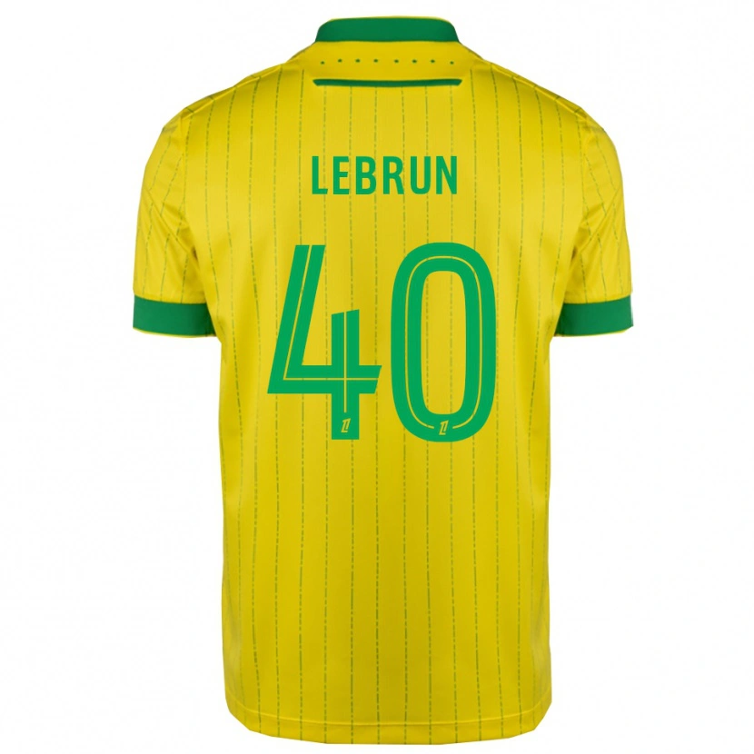 Danxen Damen Lisa Lebrun #40 Gelb Grün Heimtrikot Trikot 2025/26 T-Shirt Österreich