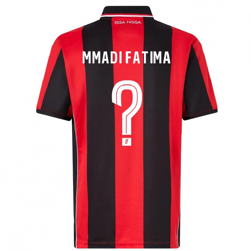 Danxen Damen Ismael Mmadi Fatima #0 Rot Schwarz Heimtrikot Trikot 2025/26 T-Shirt Österreich