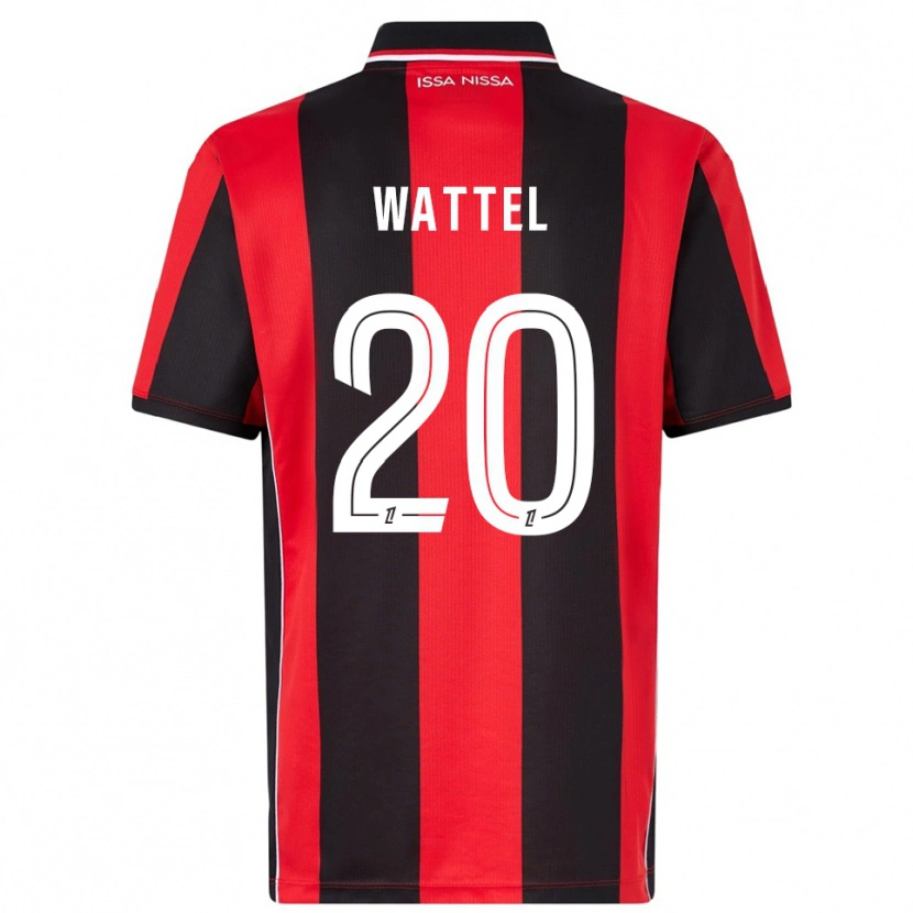 Danxen Damen Sami Wattel #20 Rot Schwarz Heimtrikot Trikot 2025/26 T-Shirt Österreich