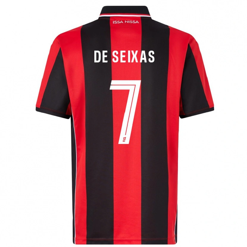 Danxen Damen Morgane De Seixas #7 Rot Schwarz Heimtrikot Trikot 2025/26 T-Shirt Österreich