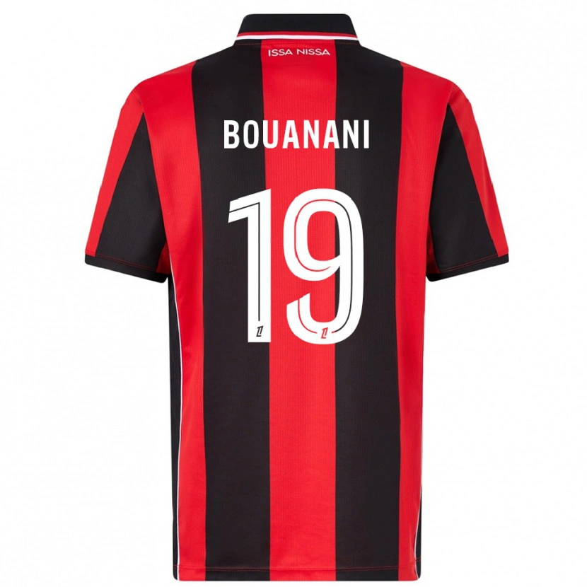 Danxen Damen Badredine Bouanani #19 Rot Schwarz Heimtrikot Trikot 2025/26 T-Shirt Österreich