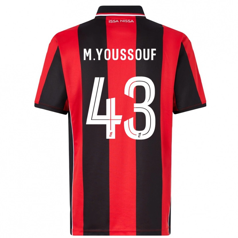Danxen Damen Mousslim Youssouf #43 Rot Schwarz Heimtrikot Trikot 2025/26 T-Shirt Österreich