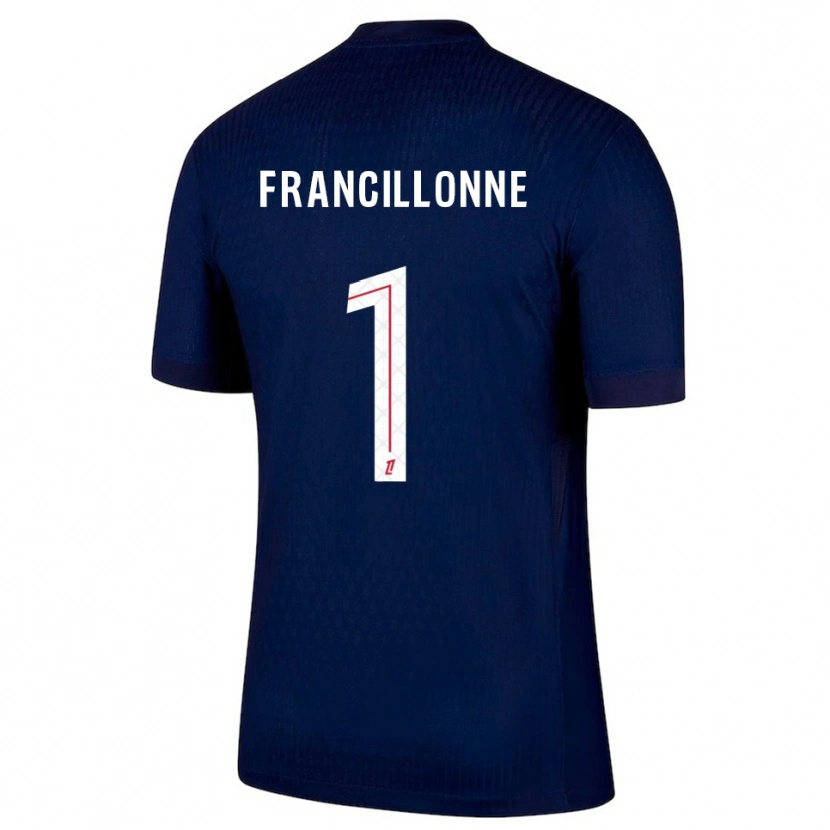 Danxen Damen Bryan Francillonne #1 Marine Rot Heimtrikot Trikot 2025/26 T-Shirt Österreich