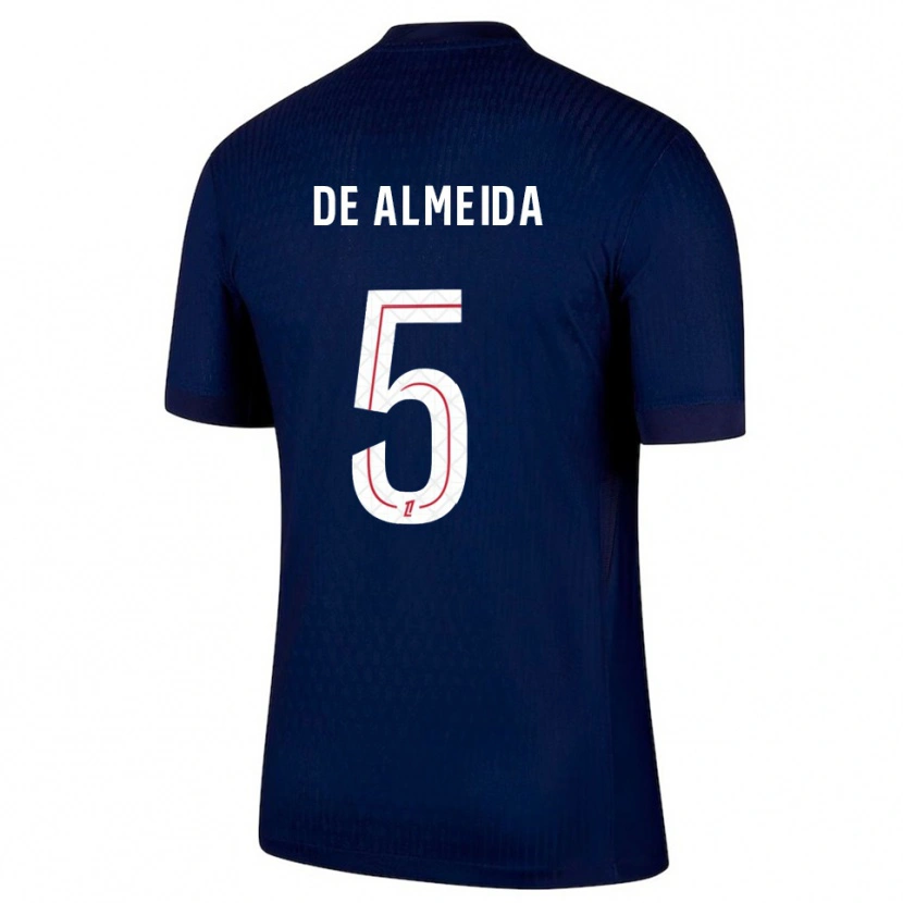 Danxen Damen Élisa De Almeida #5 Marine Rot Heimtrikot Trikot 2025/26 T-Shirt Österreich