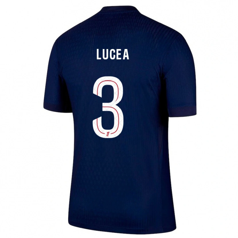 Danxen Damen Dimitri Lucea #3 Marine Rot Heimtrikot Trikot 2025/26 T-Shirt Österreich