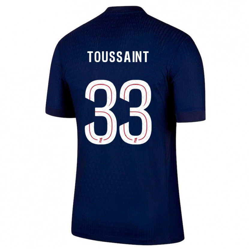 Danxen Damen Océane Toussaint #33 Marine Rot Heimtrikot Trikot 2025/26 T-Shirt Österreich