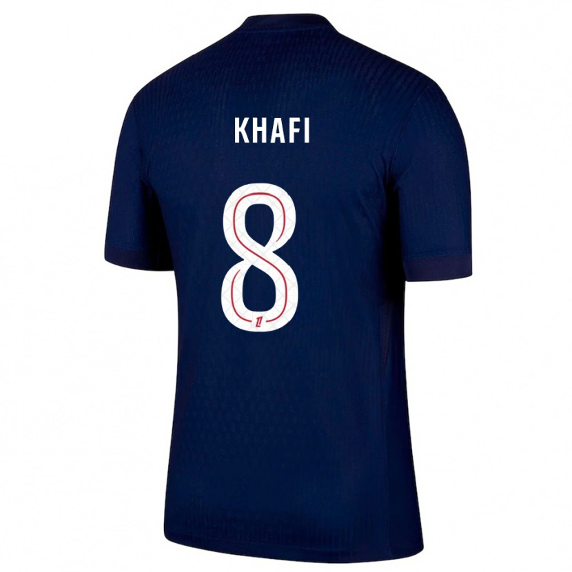 Danxen Damen Yanis Khafi #8 Marine Rot Heimtrikot Trikot 2025/26 T-Shirt Österreich