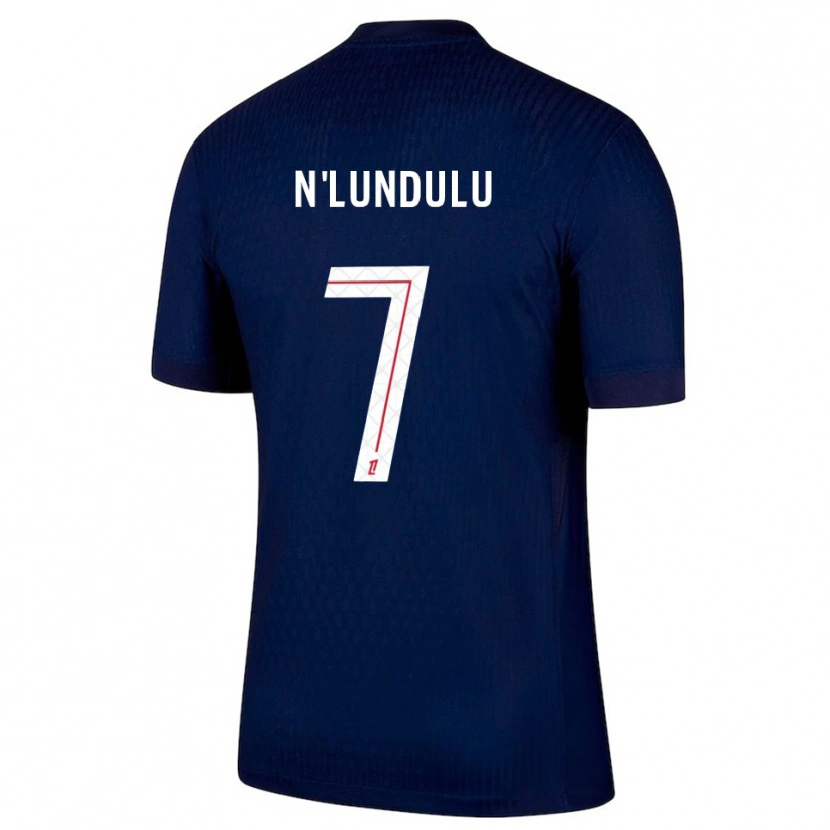 Danxen Damen Gaël N'lundulu #7 Marine Rot Heimtrikot Trikot 2025/26 T-Shirt Österreich