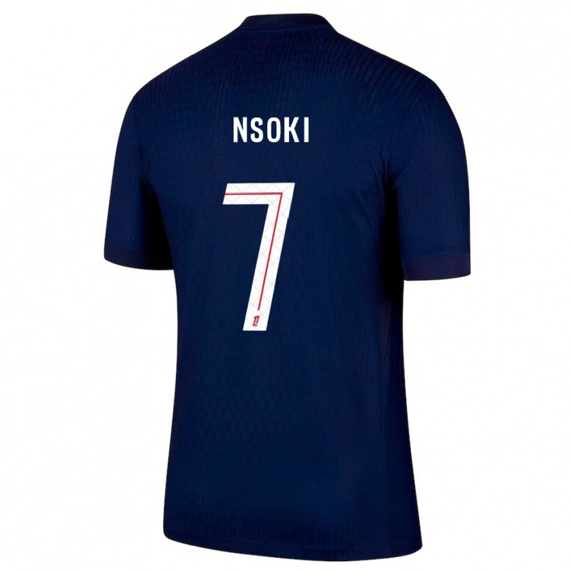 Danxen Damen Noah Nsoki #7 Marine Rot Heimtrikot Trikot 2025/26 T-Shirt Österreich