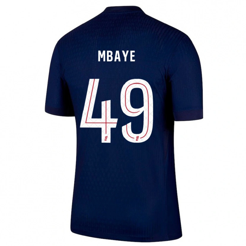 Danxen Damen Ibrahim Mbaye #49 Marine Rot Heimtrikot Trikot 2025/26 T-Shirt Österreich