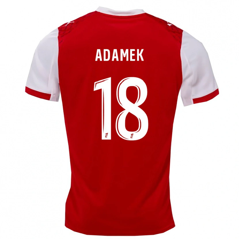 Danxen Damen Kayla Adamek #18 Rot Weiß Heimtrikot Trikot 2025/26 T-Shirt Österreich