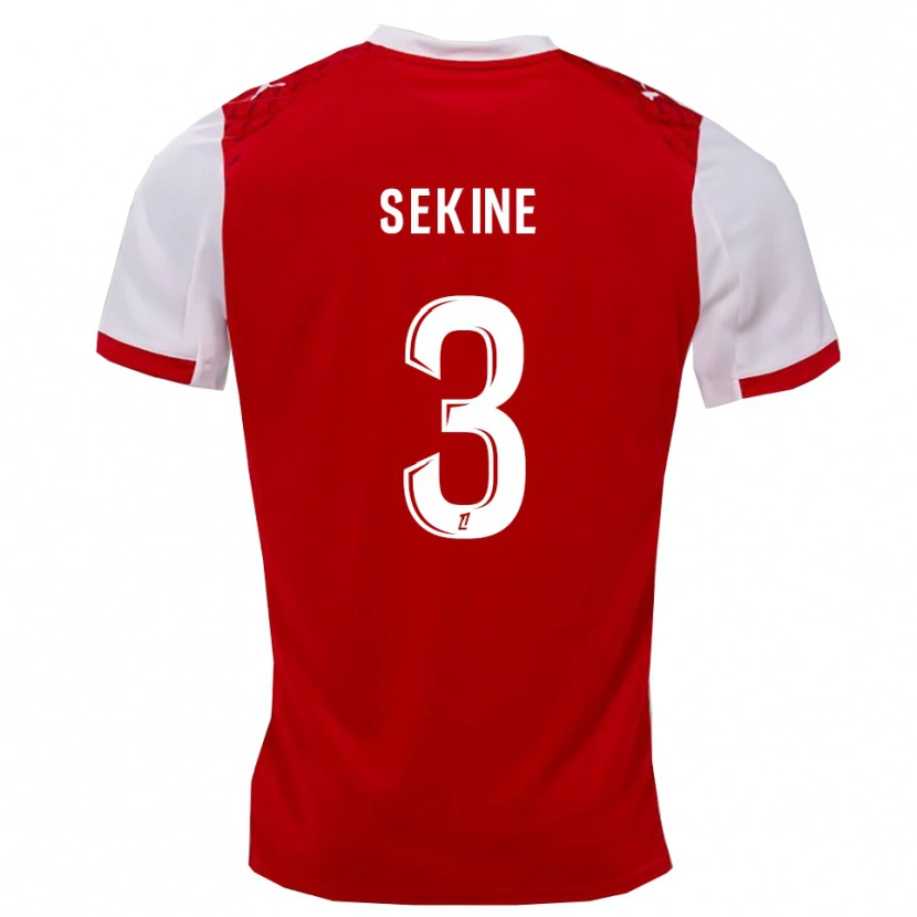 Danxen Damen Hiroki Sekine #3 Rot Weiß Heimtrikot Trikot 2025/26 T-Shirt Österreich