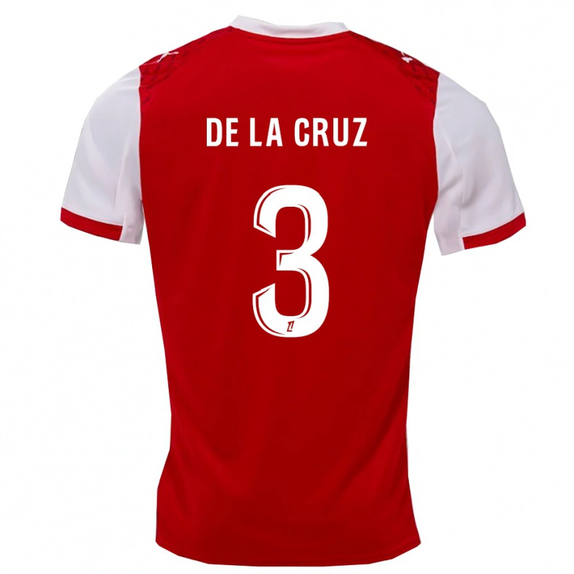 Danxen Damen Maiky De La Cruz #3 Rot Weiß Heimtrikot Trikot 2025/26 T-Shirt Österreich