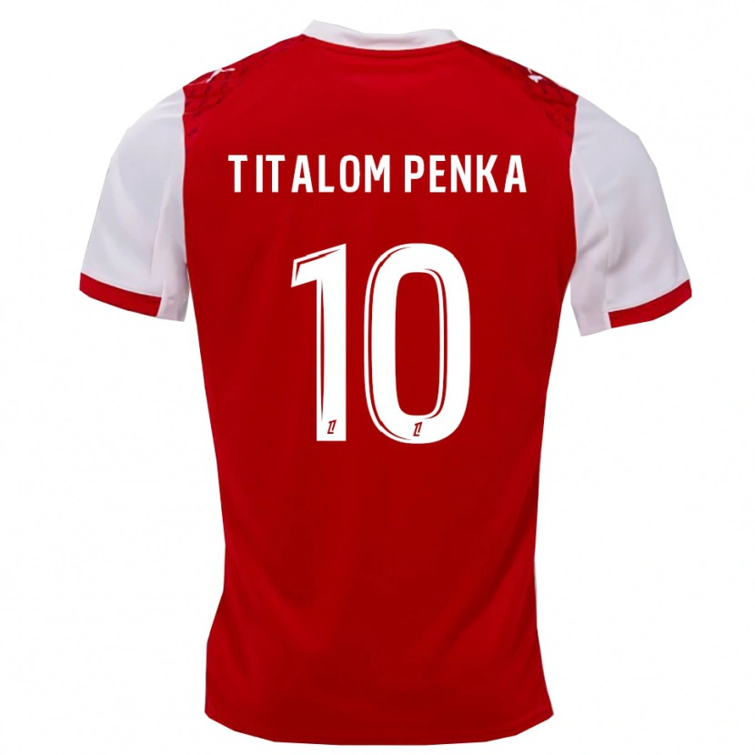 Danxen Damen Mathéo Titalom Penka #10 Rot Weiß Heimtrikot Trikot 2025/26 T-Shirt Österreich