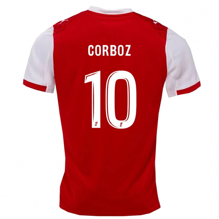 Danxen Damen Rachel Corboz #10 Rot Weiß Heimtrikot Trikot 2025/26 T-Shirt Österreich