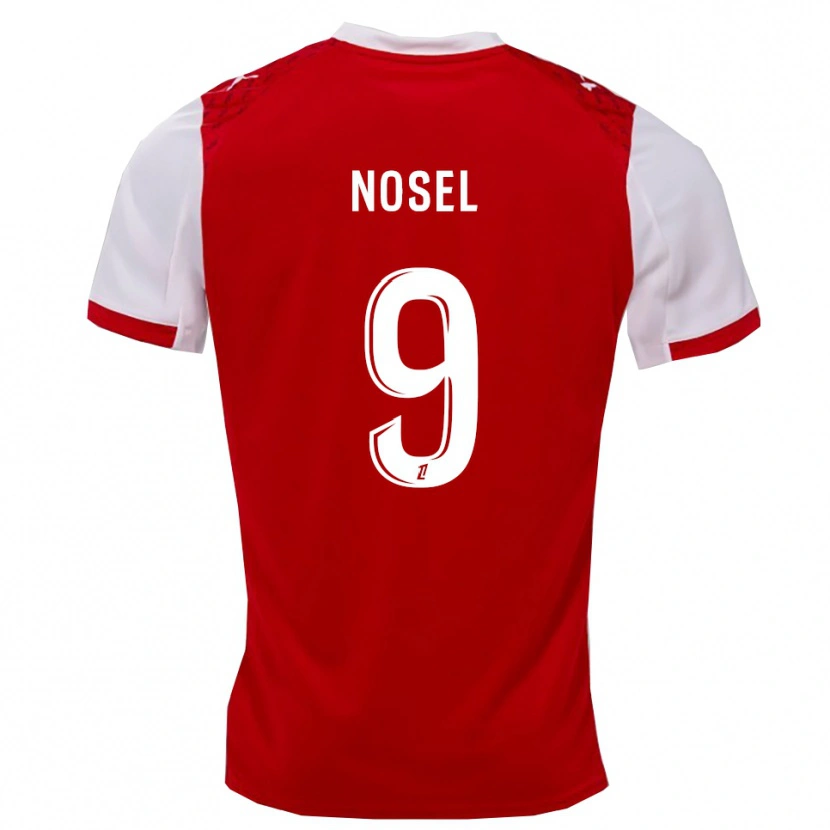 Danxen Damen Adam Nosel #9 Rot Weiß Heimtrikot Trikot 2025/26 T-Shirt Österreich