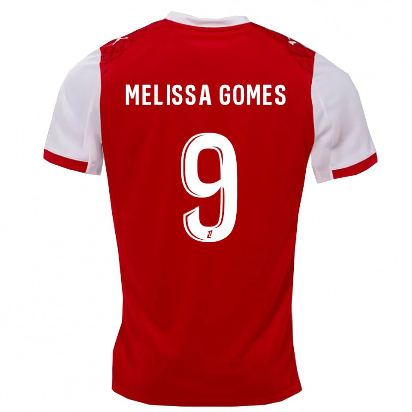 Danxen Damen Melissa Ferreira Gomes #9 Rot Weiß Heimtrikot Trikot 2025/26 T-Shirt Österreich
