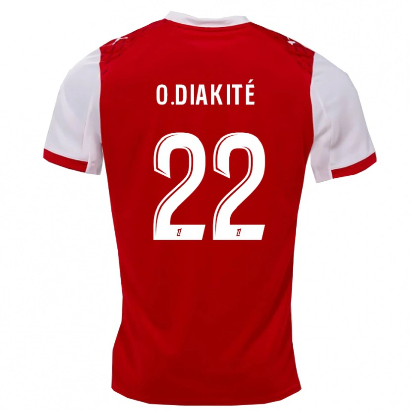 Danxen Damen Oumar Diakité #22 Rot Weiß Heimtrikot Trikot 2025/26 T-Shirt Österreich