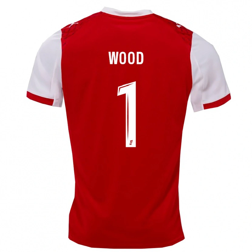 Danxen Damen Mackenzie Wood #1 Rot Weiß Heimtrikot Trikot 2025/26 T-Shirt Österreich