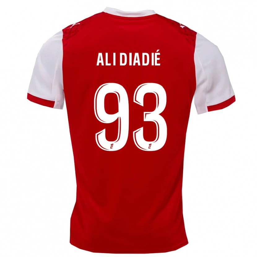 Danxen Damen Mohamed Ali Diadié #93 Rot Weiß Heimtrikot Trikot 2025/26 T-Shirt Österreich