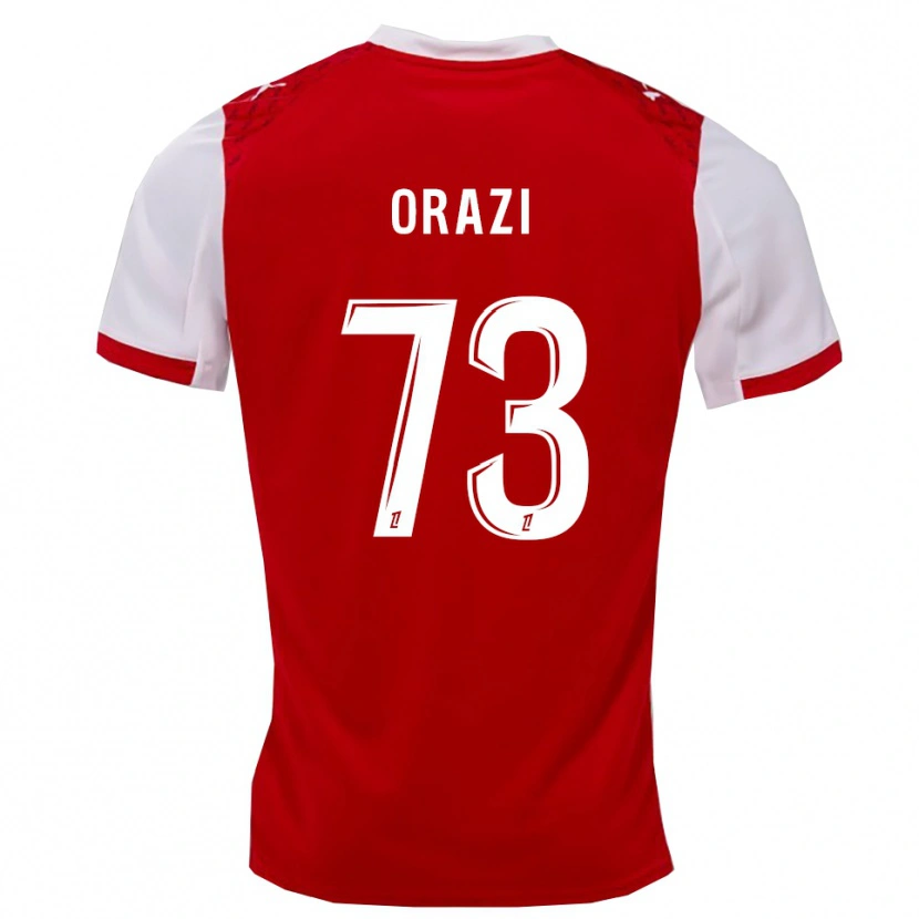 Danxen Damen Ike Orazi #73 Rot Weiß Heimtrikot Trikot 2025/26 T-Shirt Österreich