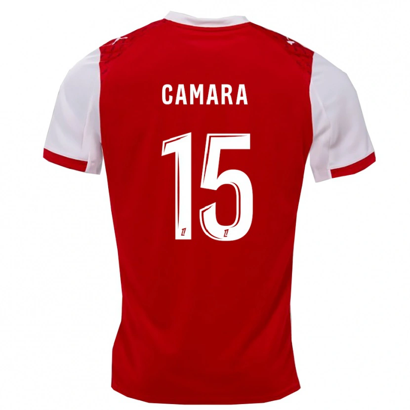 Danxen Damen Condé Camara #15 Rot Weiß Heimtrikot Trikot 2025/26 T-Shirt Österreich