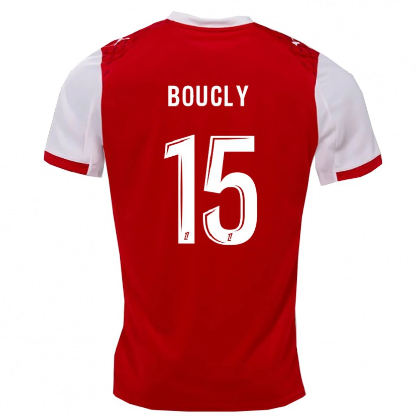 Danxen Damen Maïté Boucly #15 Rot Weiß Heimtrikot Trikot 2025/26 T-Shirt Österreich