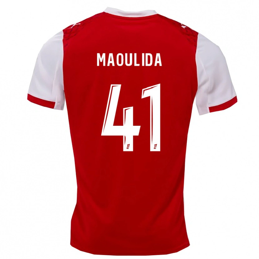 Danxen Damen Assimina Maoulida #41 Rot Weiß Heimtrikot Trikot 2025/26 T-Shirt Österreich