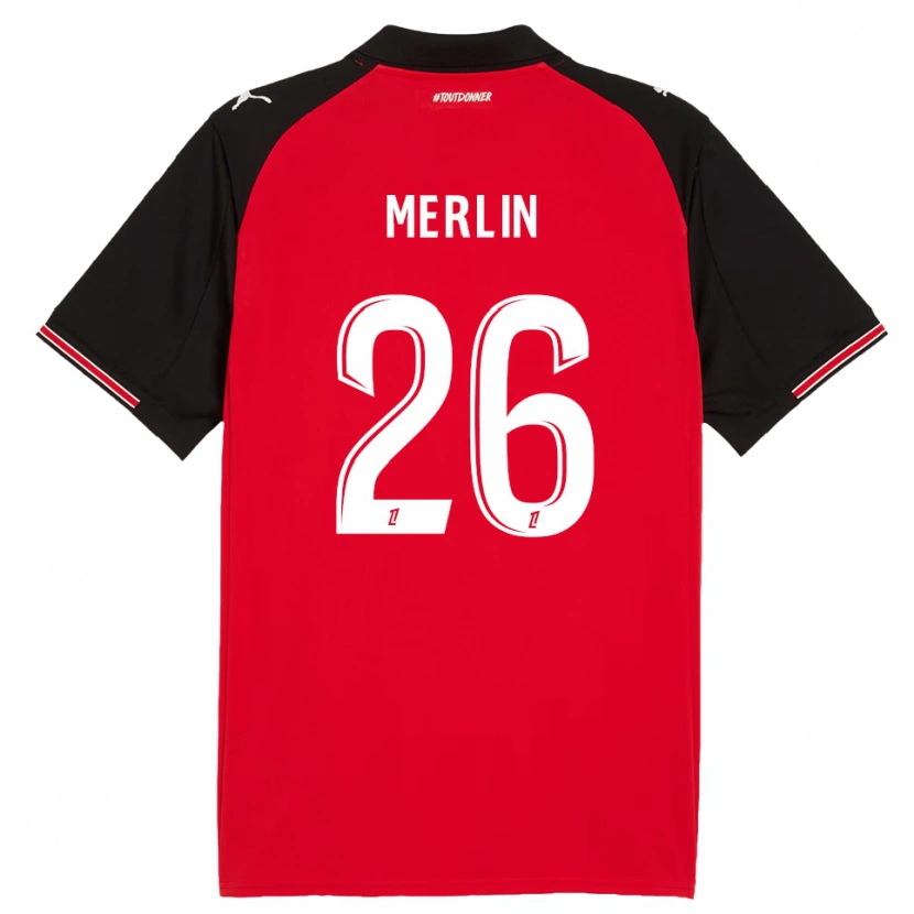 Danxen Damen Quentin Merlin #26 Rot Schwarz Heimtrikot Trikot 2025/26 T-Shirt Österreich