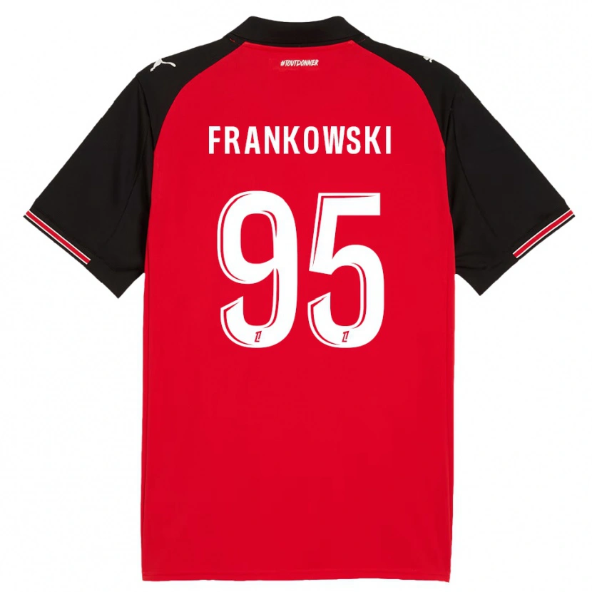 Danxen Damen Przemyslaw Frankowski #95 Rot Schwarz Heimtrikot Trikot 2025/26 T-Shirt Österreich