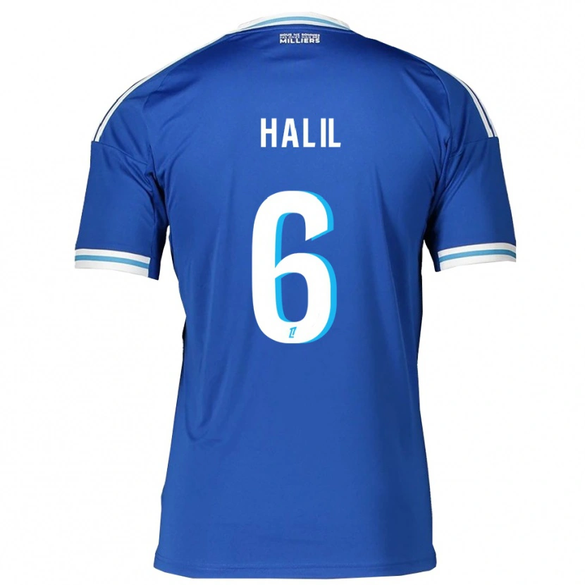 Danxen Damen Fouad Halil #6 Blau Weiß Heimtrikot Trikot 2025/26 T-Shirt Österreich