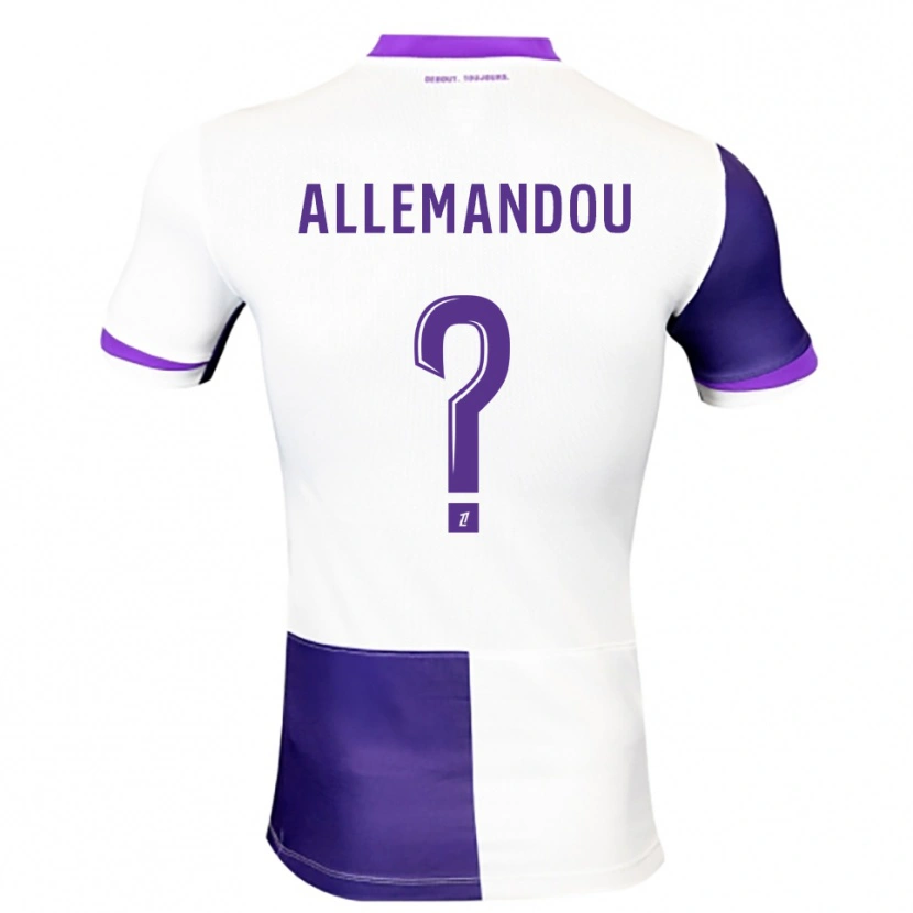 Danxen Damen Teddy Allemandou #0 Lila Weiß Heimtrikot Trikot 2025/26 T-Shirt Österreich
