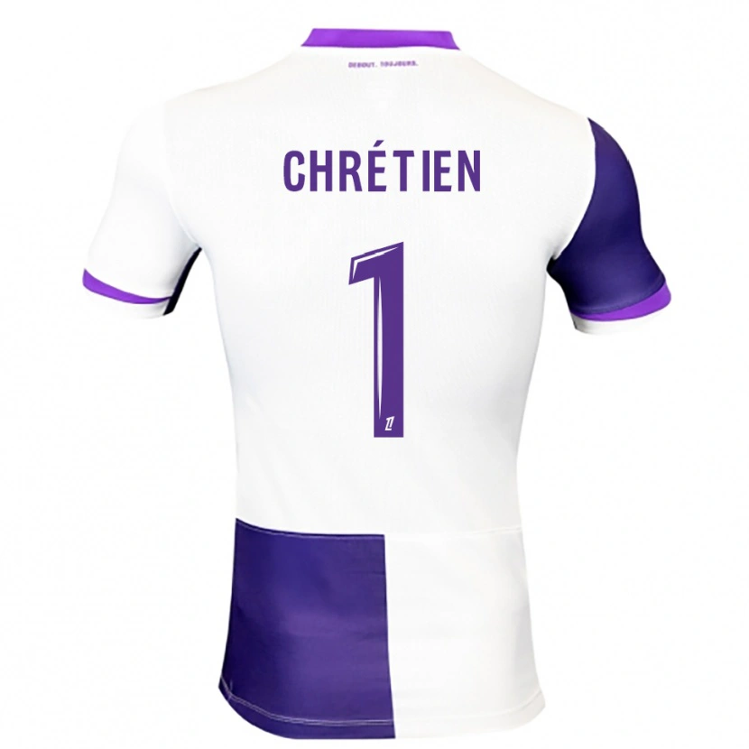 Danxen Damen Jean-Pierre Chrétien #1 Lila Weiß Heimtrikot Trikot 2025/26 T-Shirt Österreich