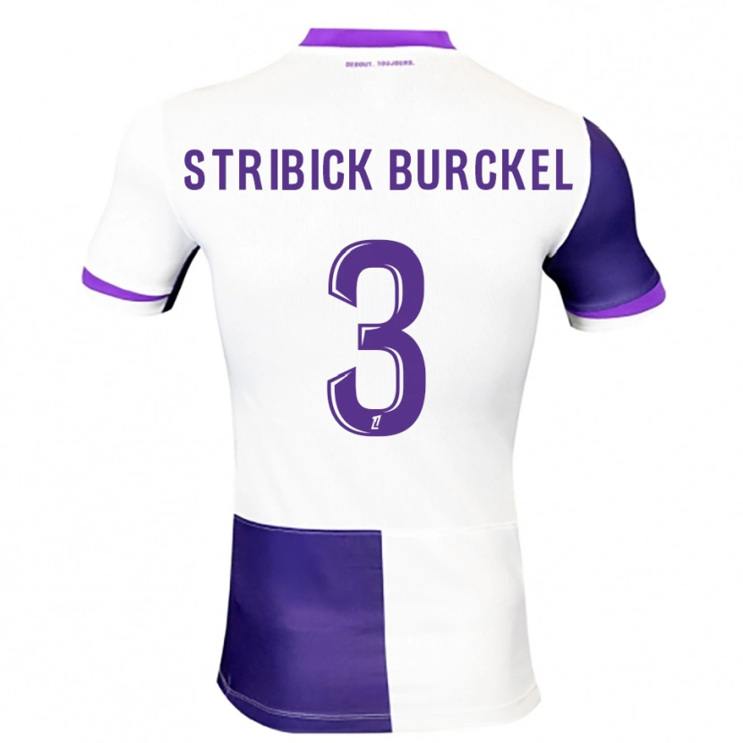 Danxen Damen Laetitia Stribick-Burckel #3 Lila Weiß Heimtrikot Trikot 2025/26 T-Shirt Österreich