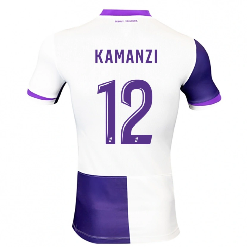 Danxen Damen Warren Kamanzi #12 Lila Weiß Heimtrikot Trikot 2025/26 T-Shirt Österreich