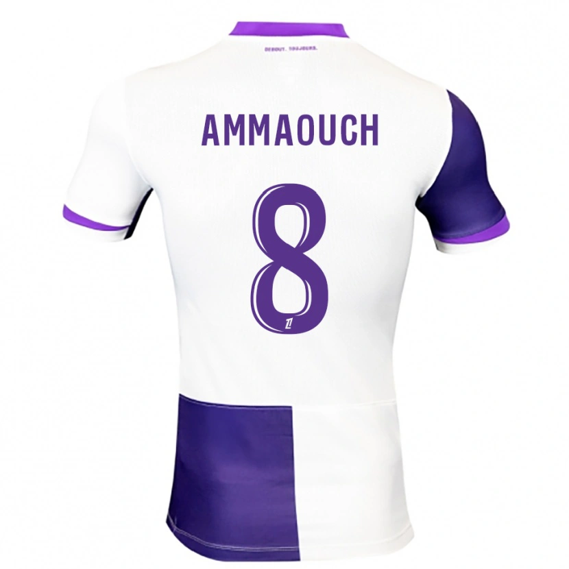 Danxen Damen Aymen Amaaouch #8 Lila Weiß Heimtrikot Trikot 2025/26 T-Shirt Österreich