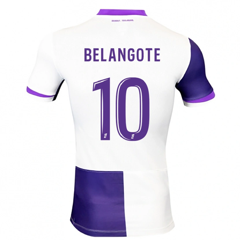 Danxen Damen Aël Belangote #10 Lila Weiß Heimtrikot Trikot 2025/26 T-Shirt Österreich