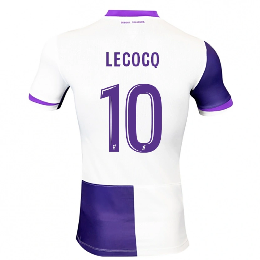Danxen Damen Anaëlle Lecocq #10 Lila Weiß Heimtrikot Trikot 2025/26 T-Shirt Österreich