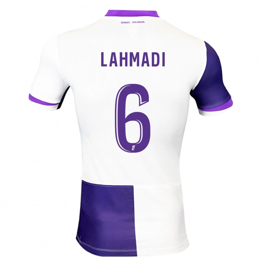 Danxen Damen Noah Lahmadi #6 Lila Weiß Heimtrikot Trikot 2025/26 T-Shirt Österreich