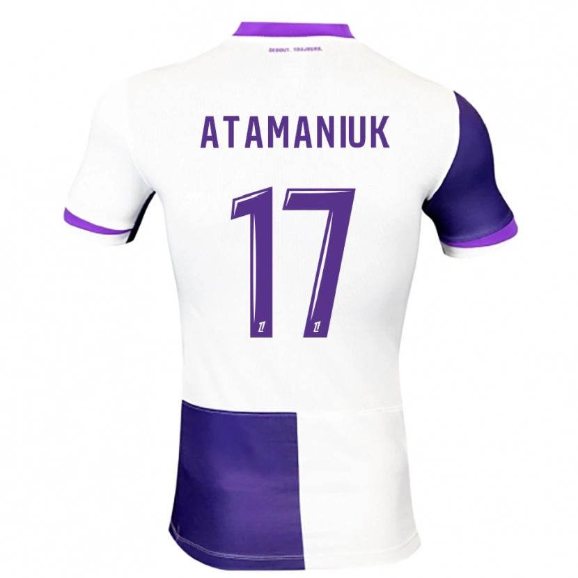 Danxen Damen Alexandra Atamaniuk #17 Lila Weiß Heimtrikot Trikot 2025/26 T-Shirt Österreich